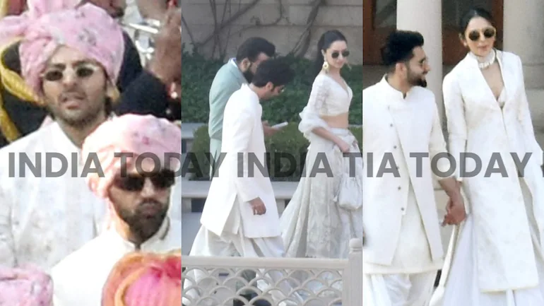 Filmmaker Luv Ranjan's wedding was attended by many Bollywood celebs.